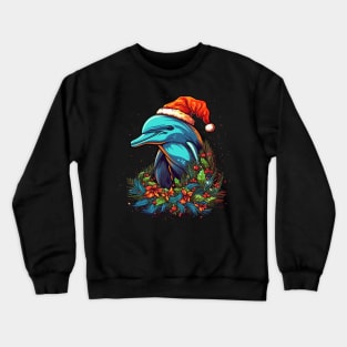 Dolphin Christmas Crewneck Sweatshirt